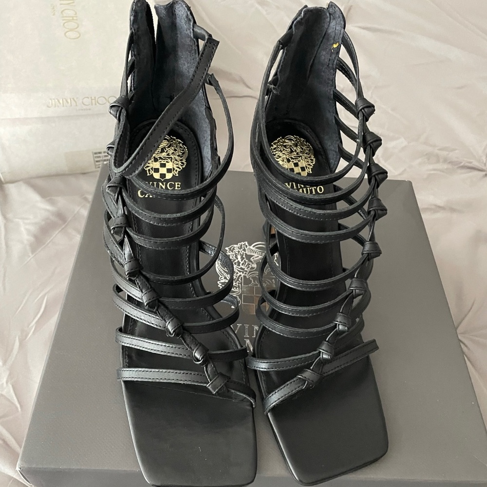 Vince Camuto cage heels 9.5
